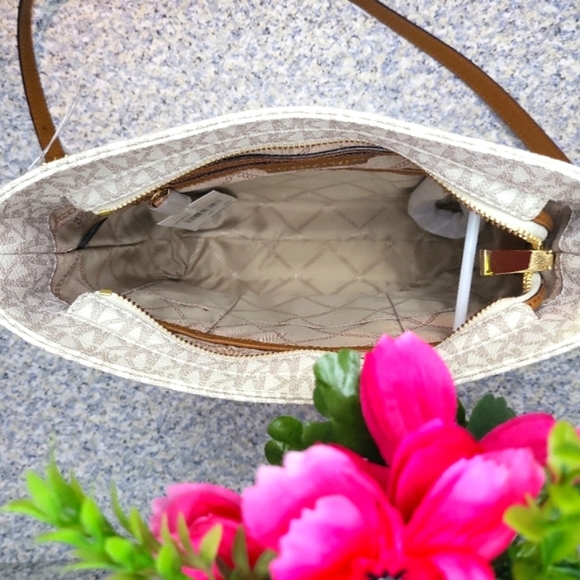 ๐$525 MICHAEL๐KORS Bundle JET SET Travel LG Messenger Crossbody BagWallet - Picture 10 of 16